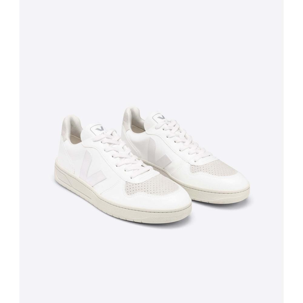 Veja V-10 CWL Cipő Férfi White/Beige | HU 278XYU